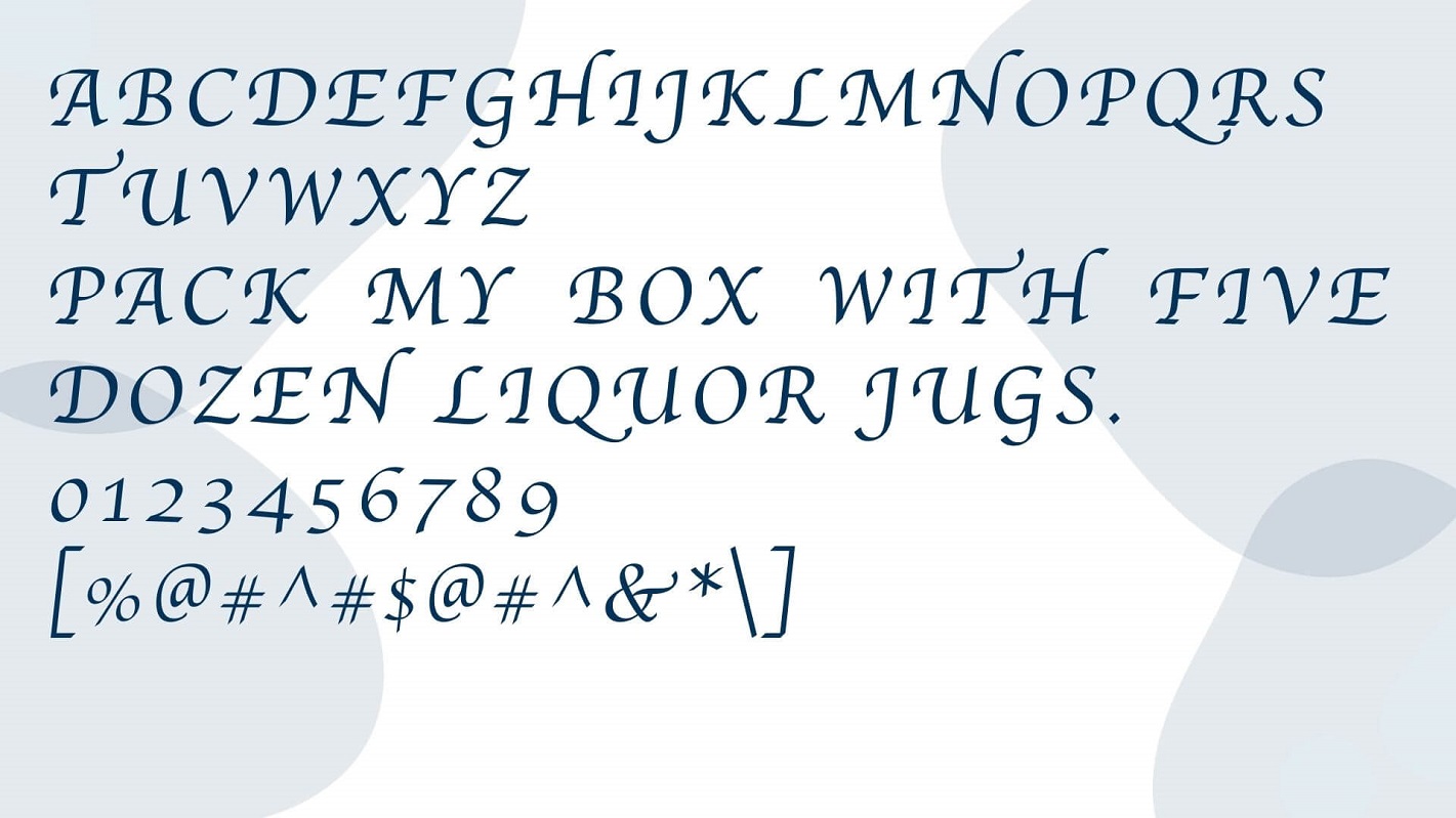 Apple Chancery Font free download