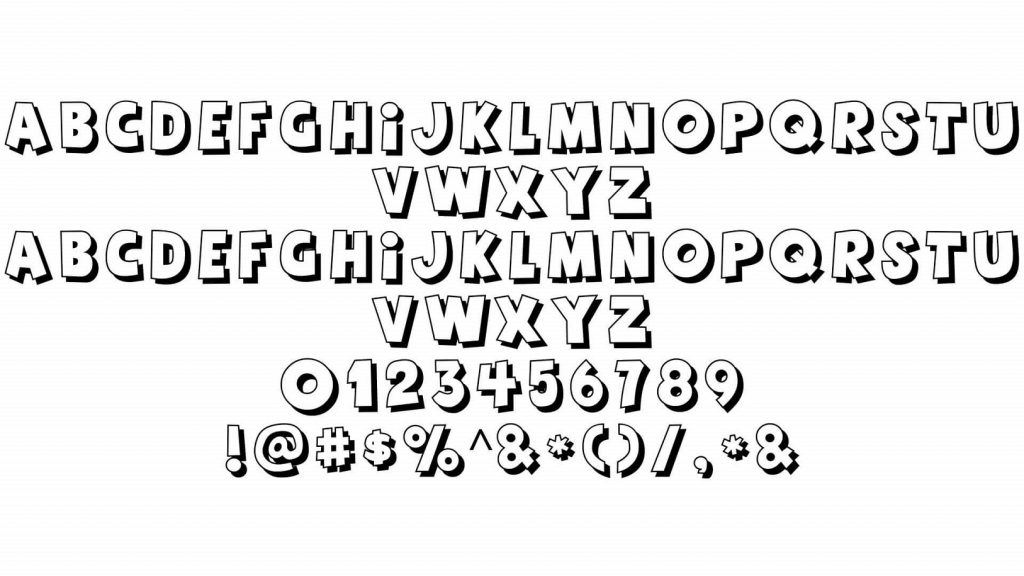 Toy Story Font View