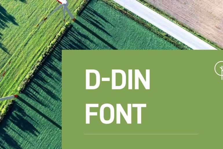 D-Din Font