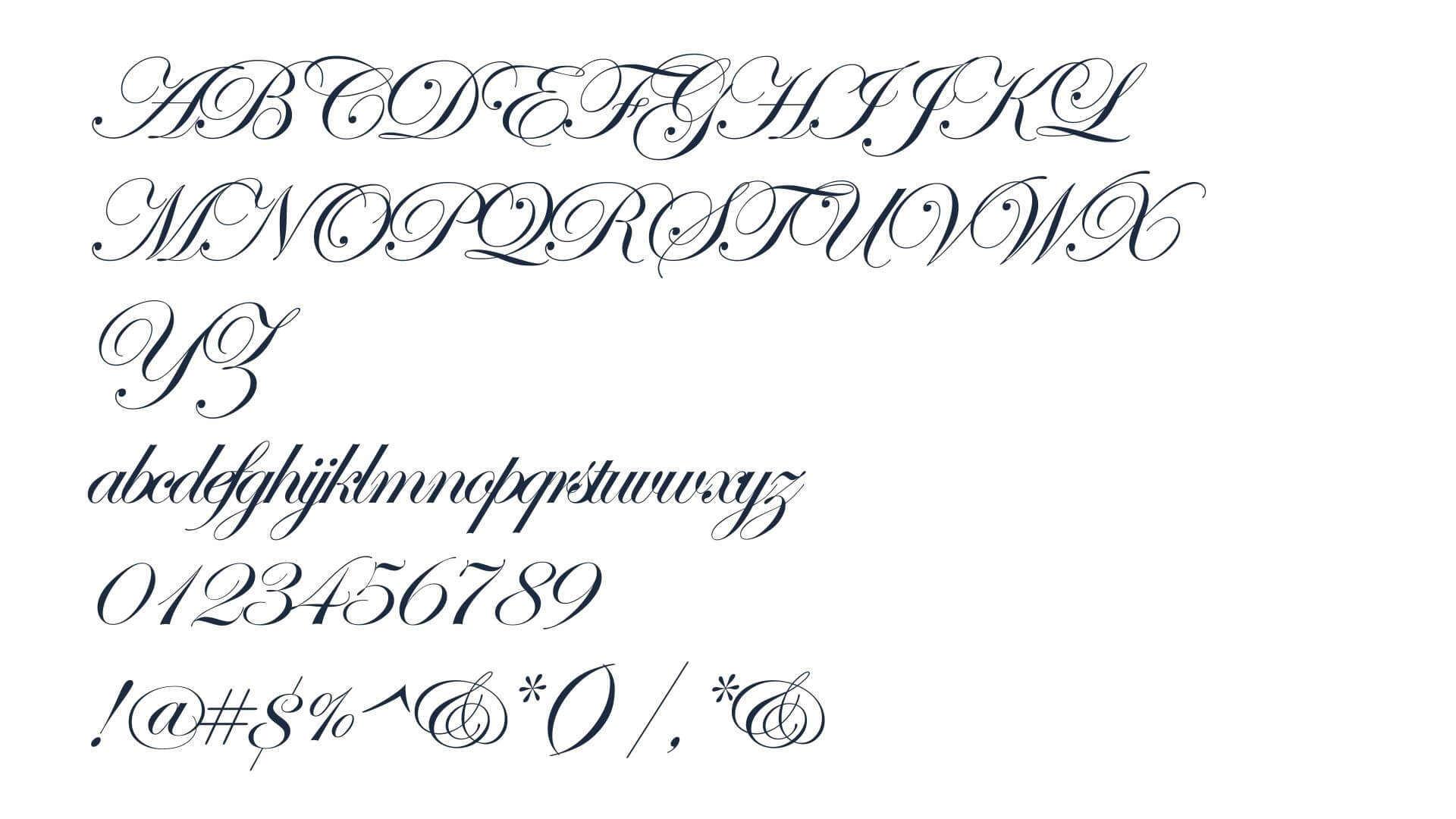 Edwardian Script Font View