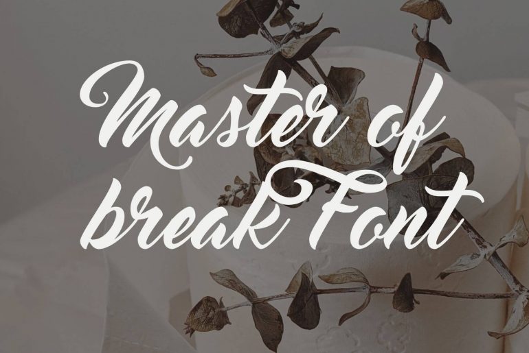 Master of Break Font