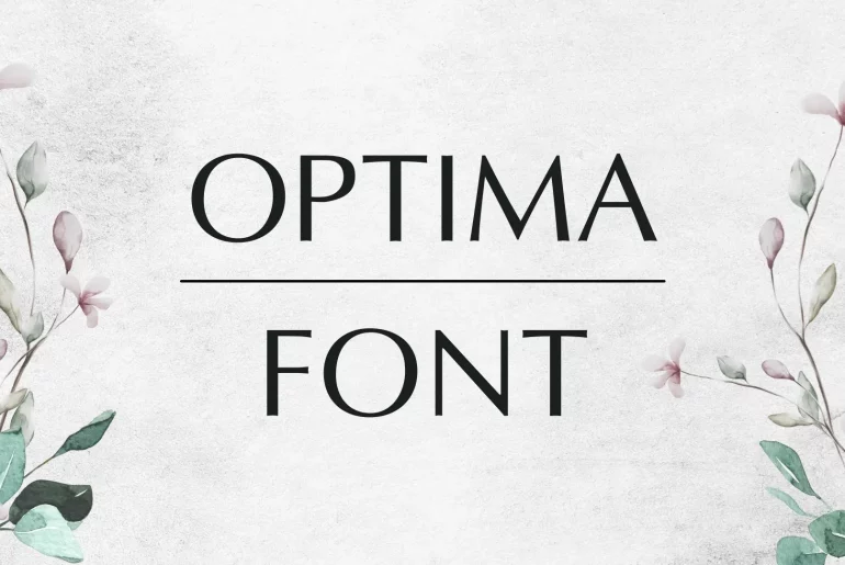 Optima Font Feature