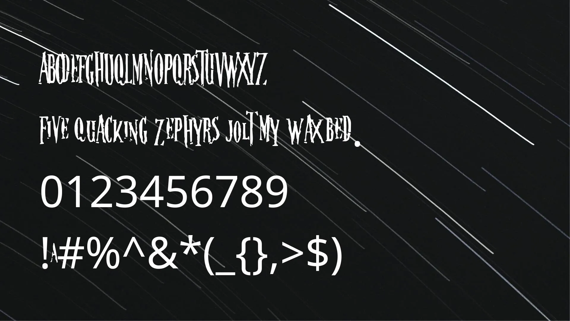 Nightmare Font View