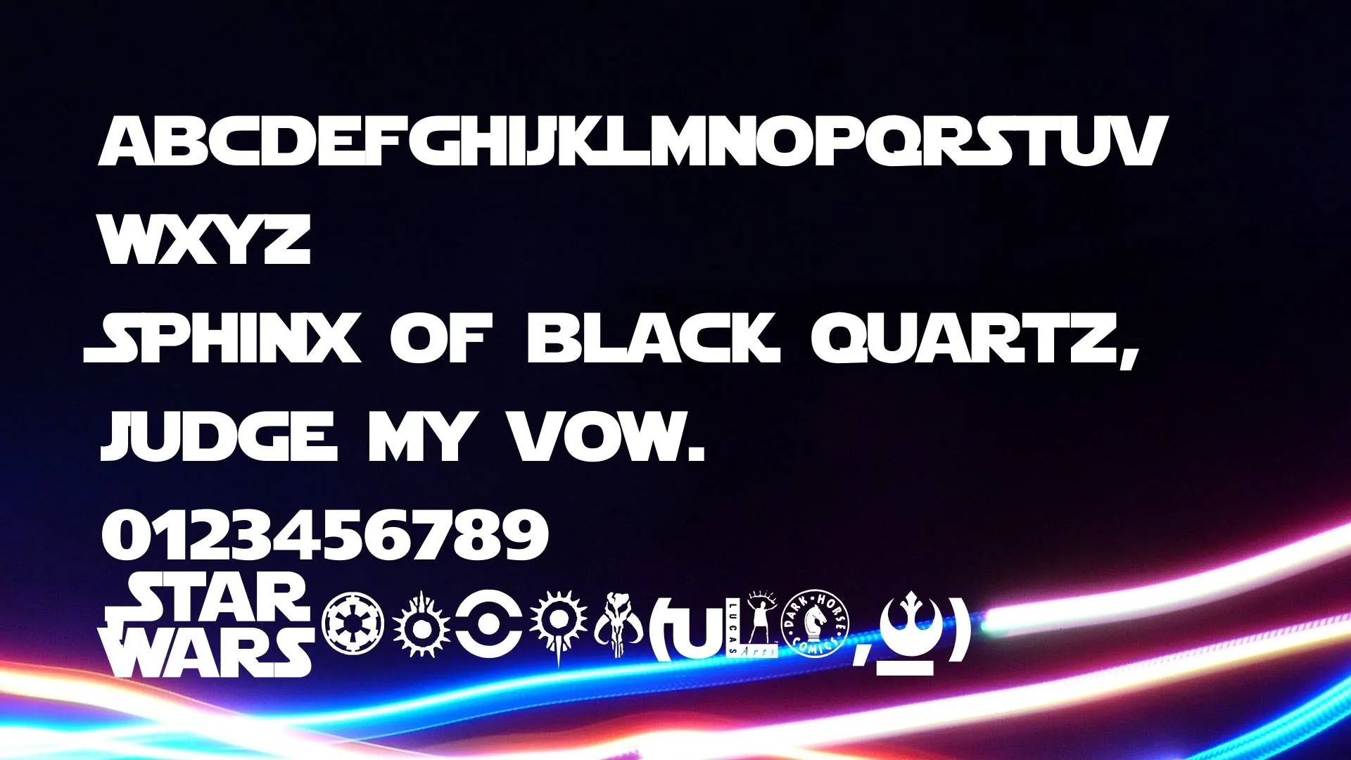 Jedi Font