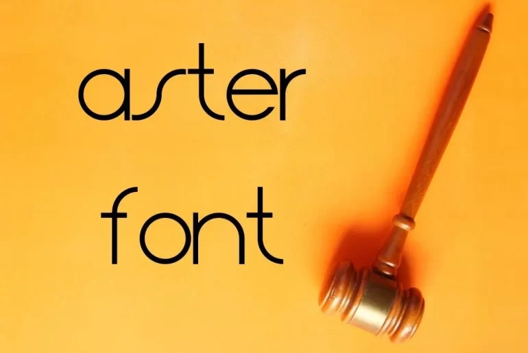 Aster Font