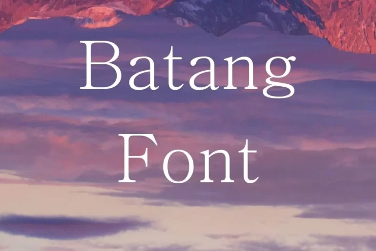 Batang Font