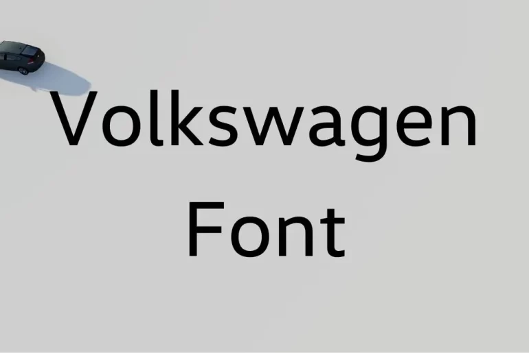 Volkswagen Font