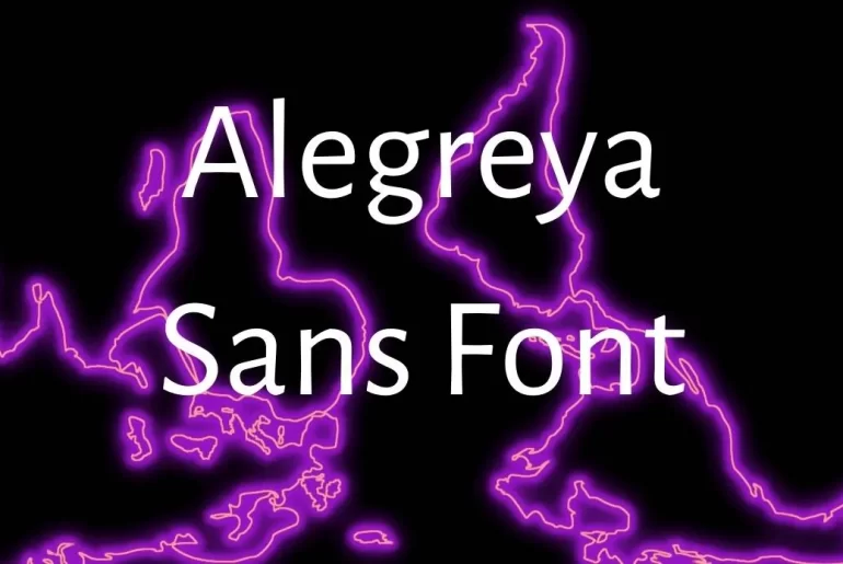 Alegreya Sans Font