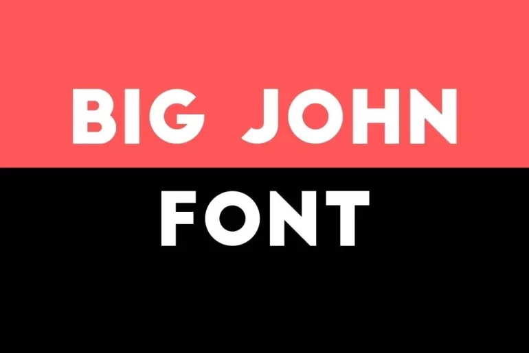 Big John Font