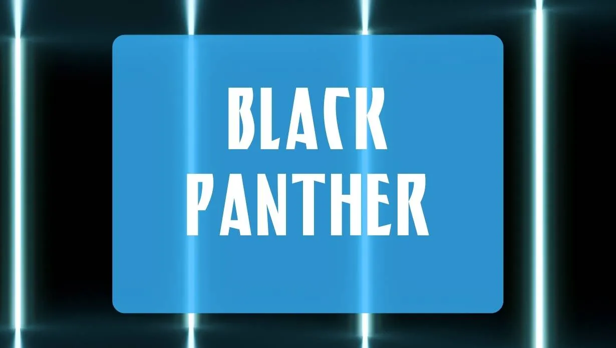 Black Panther Font