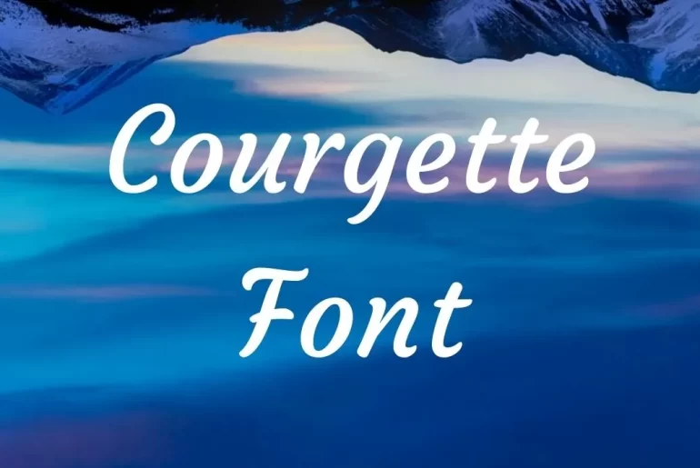 Courgette Font