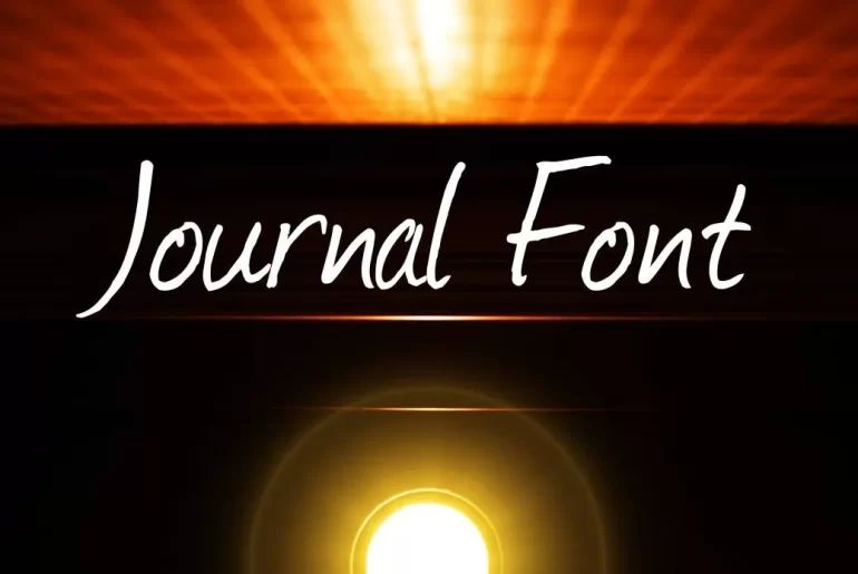 Journal Font