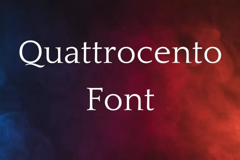 Quattrocento Font