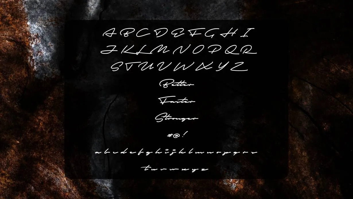 Autograph Font