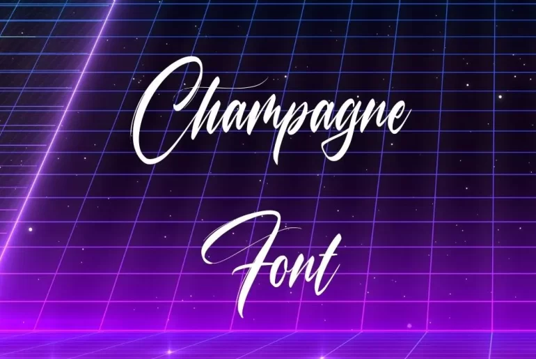 Champagne Font