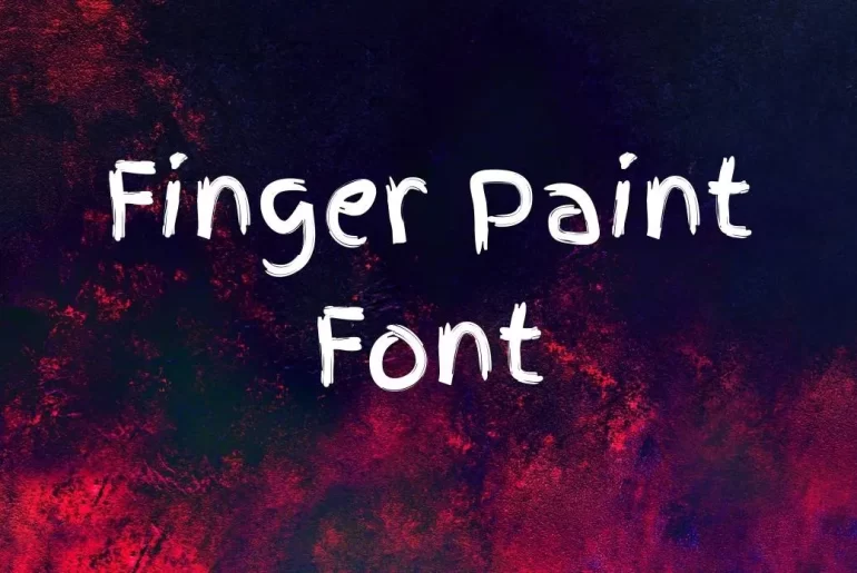 Finger Paint Font