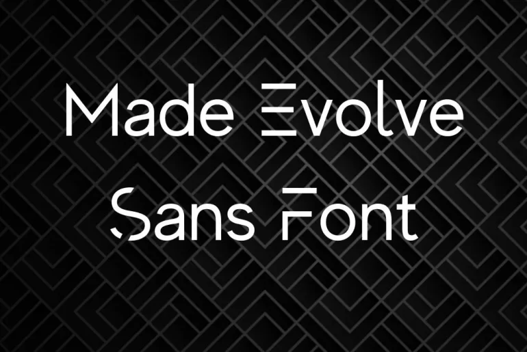 Made evolve sans Font