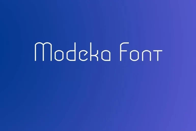 Modeka Font