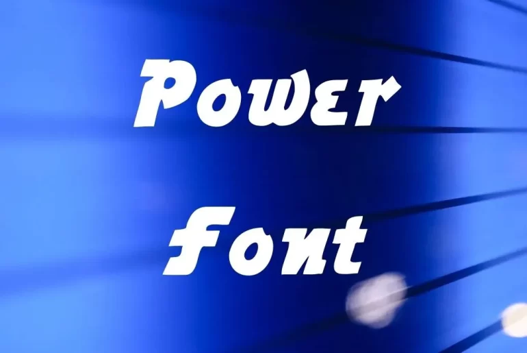 Power Font