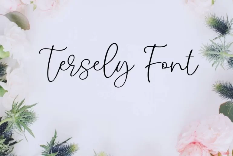 Tersely Font