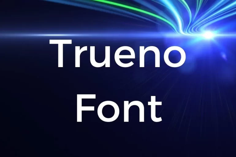 Trueno Font
