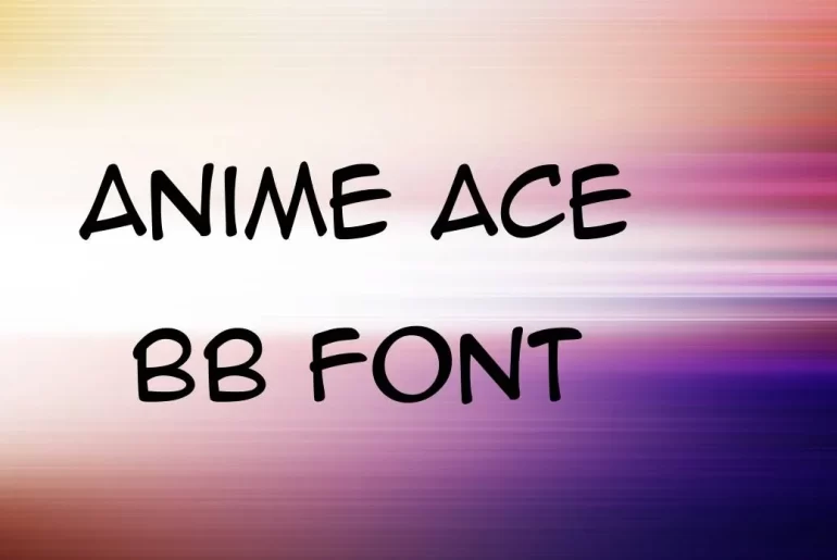 Anime Ace BB Font
