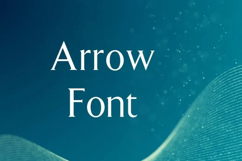 Arrow Font