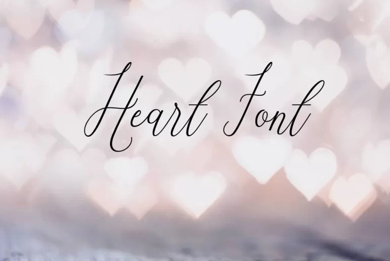 Heart Font