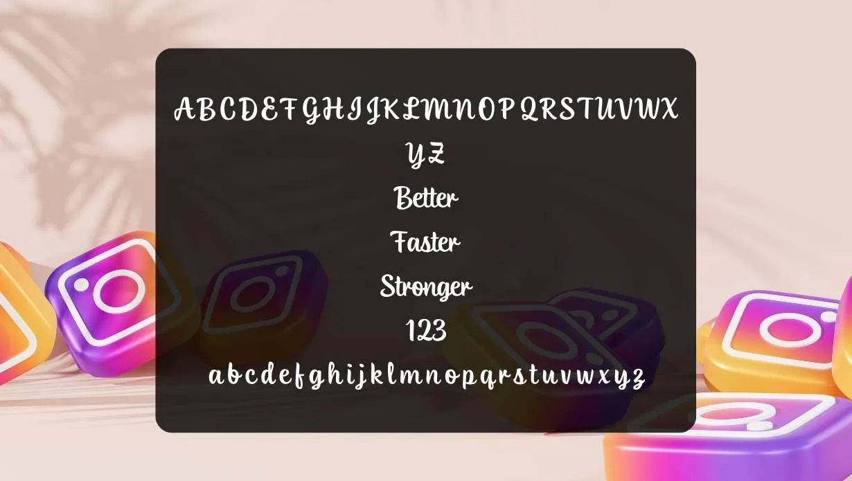 Instagram Logo Font