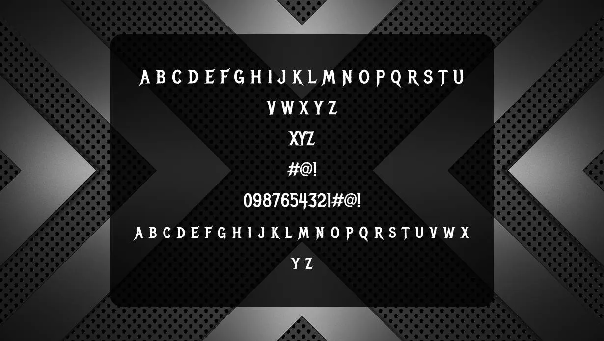 Metal Mania Font