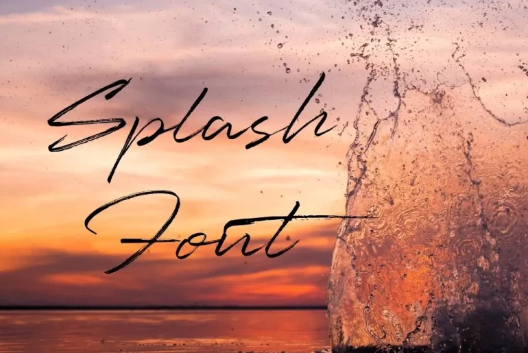 Splash Font