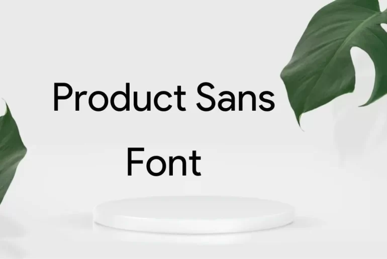 Product Sans Font