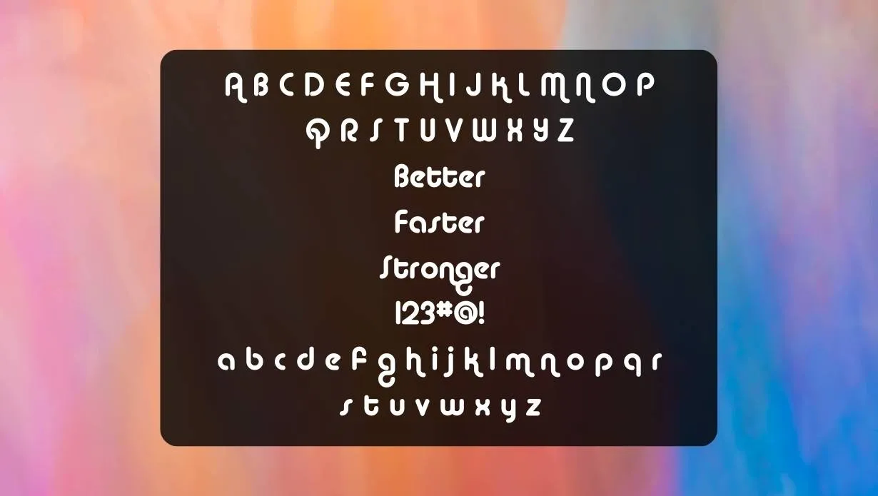 Alba Font View on Image Designs