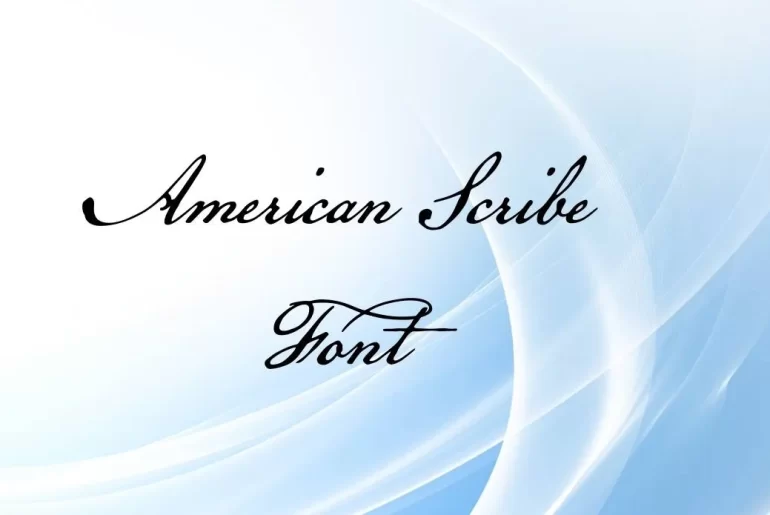 American Scribe Font