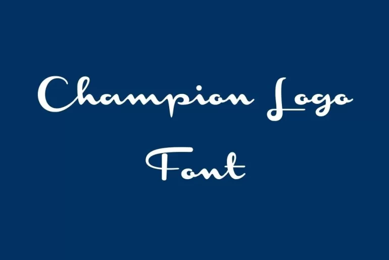 Champion Logo Font