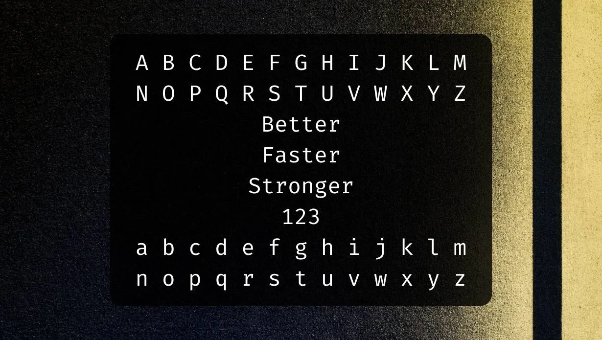 Fira Code Font View on Image Designs