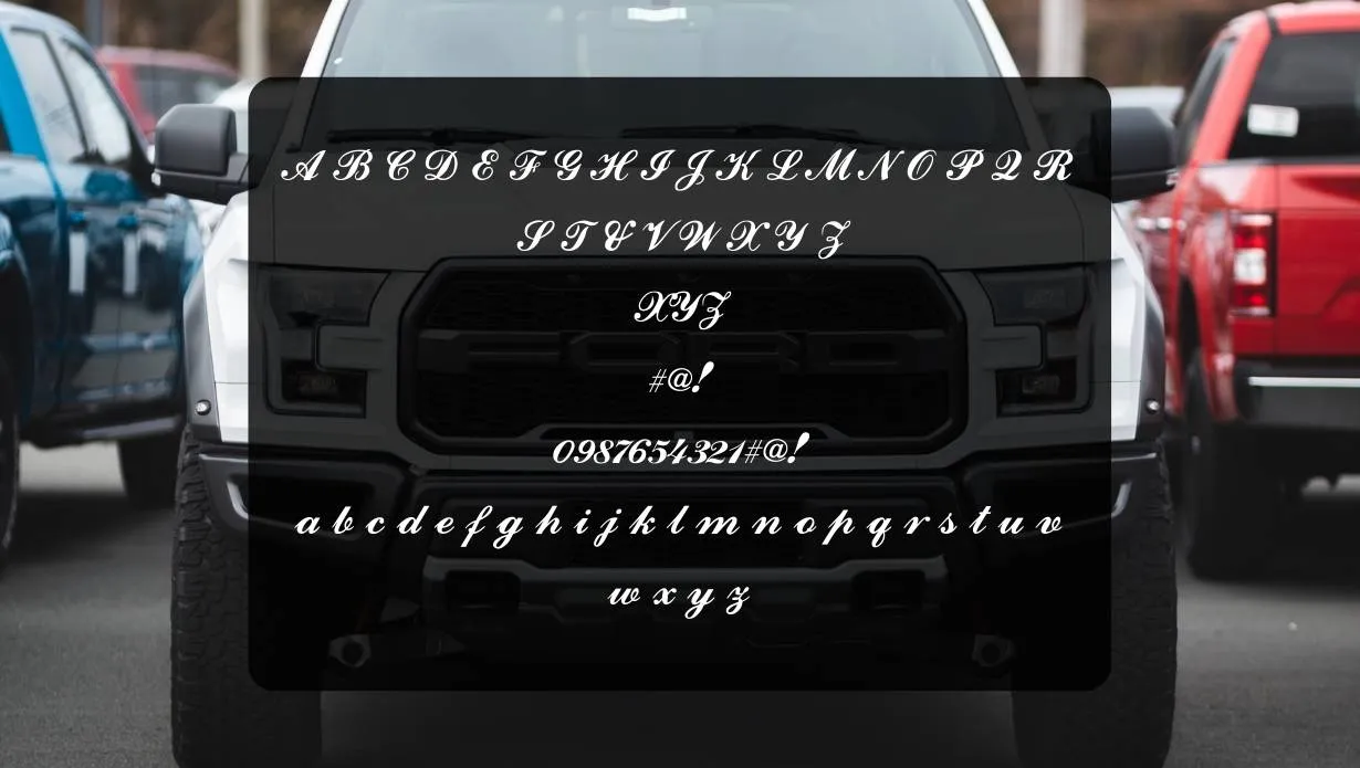 Ford Font View on Image Designs