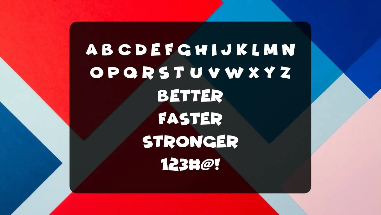 Funhouse Font View on Image Designs