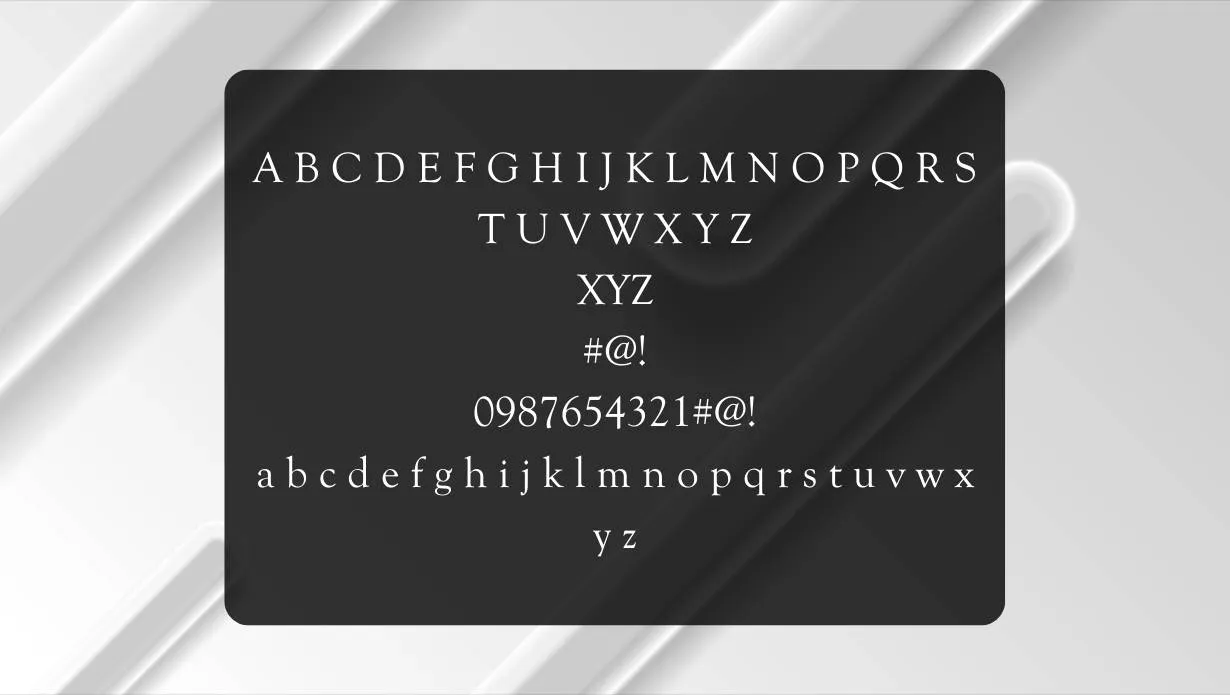 Goudy Font View on Image Designs