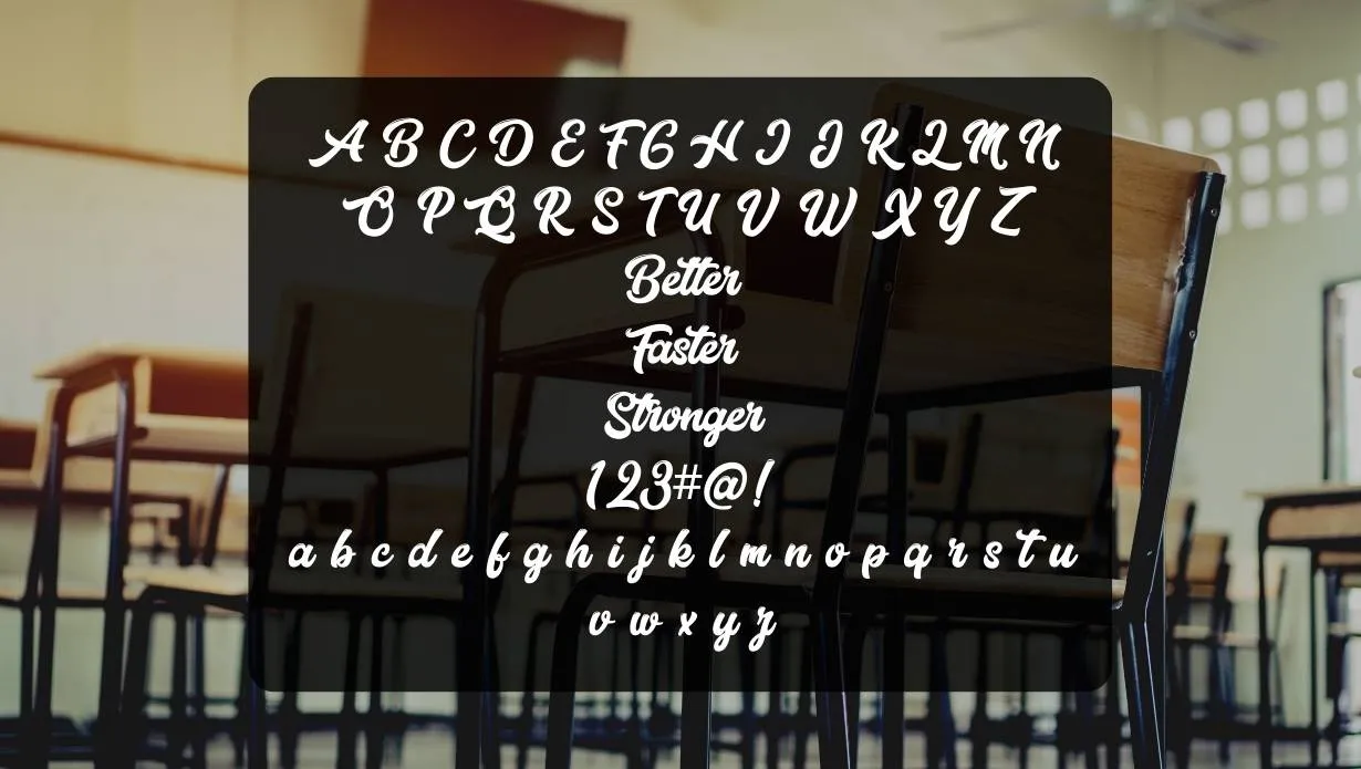 Highschool Font View on Image Designs