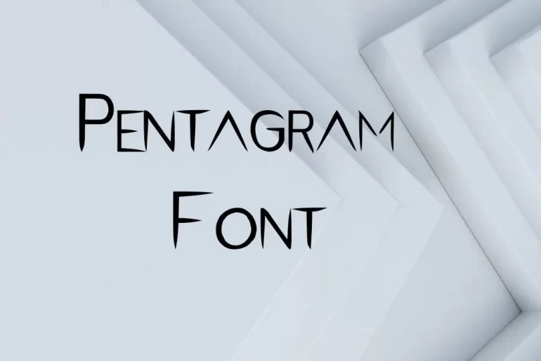 Pentagram Font