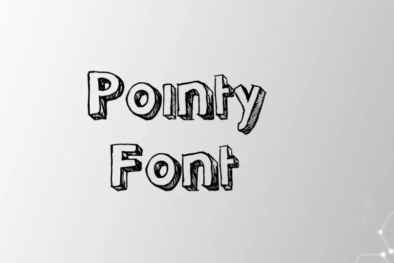 Pointy Font