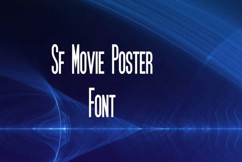 SF Movie Poster Font