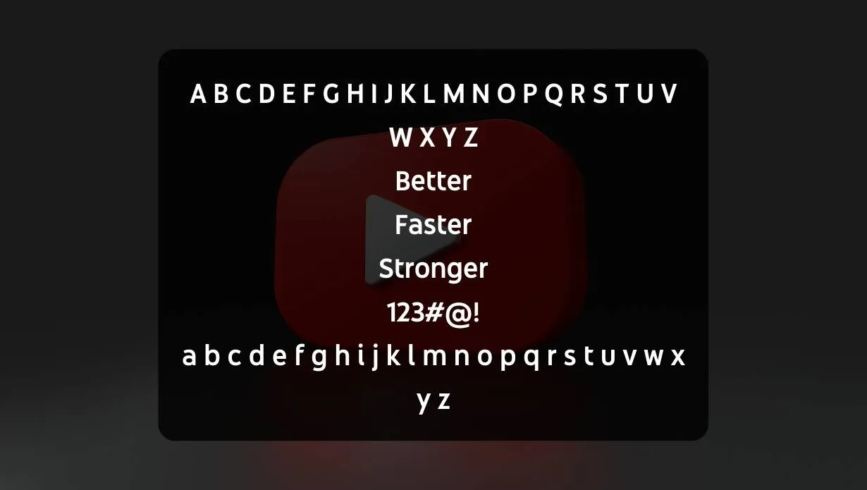 YouTube Logo Font View on Image Designs