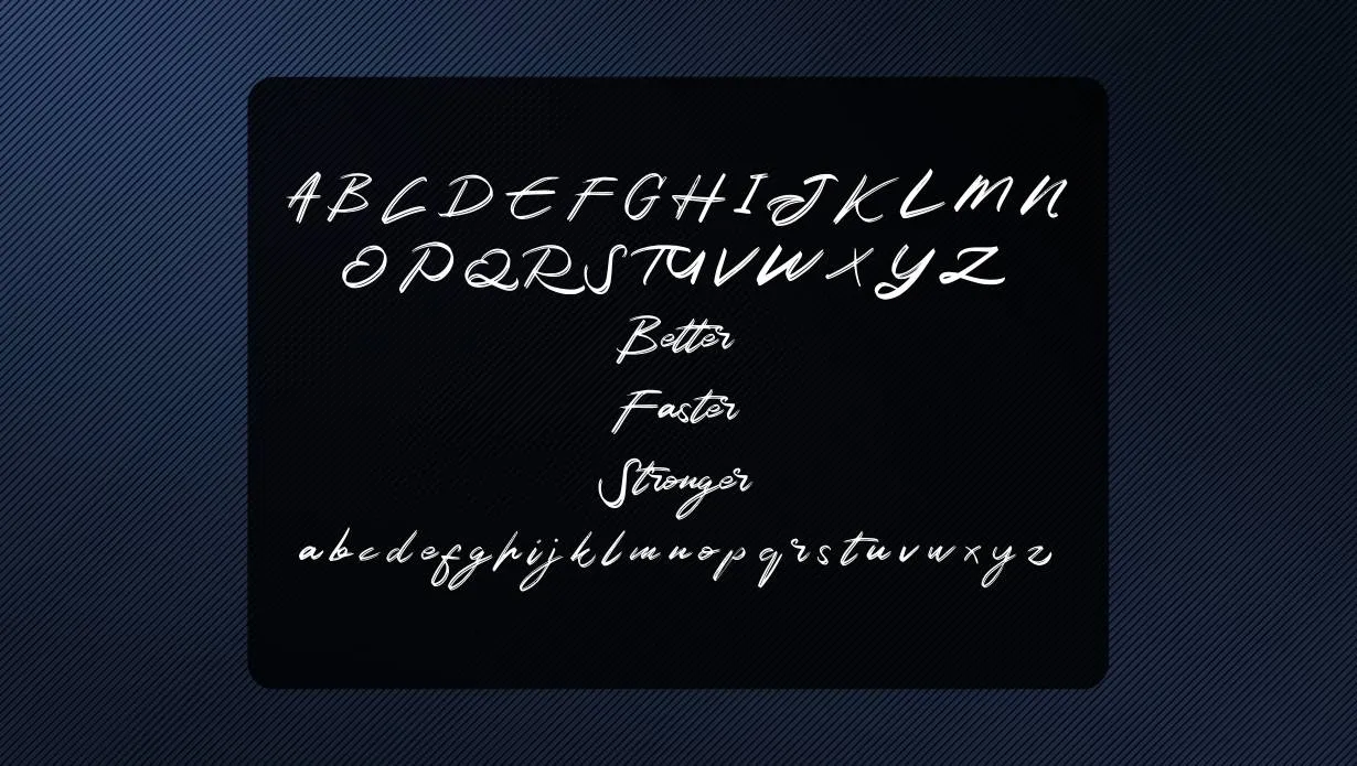 Akod Font View on Image Designs