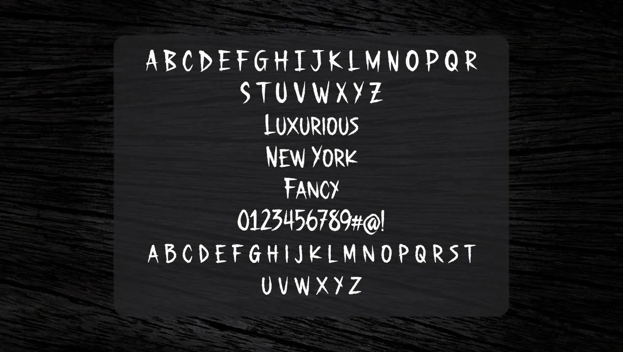 Gecko Moria Font View on Image Designs