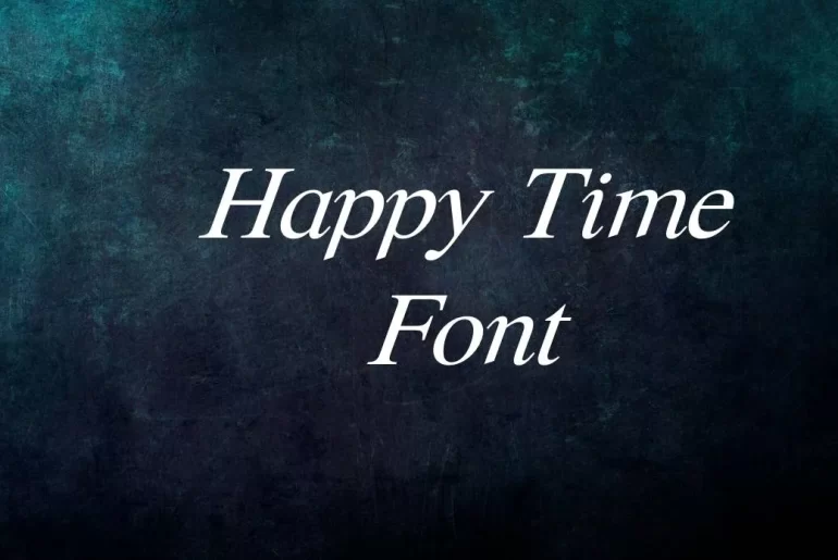 Happy Time Font