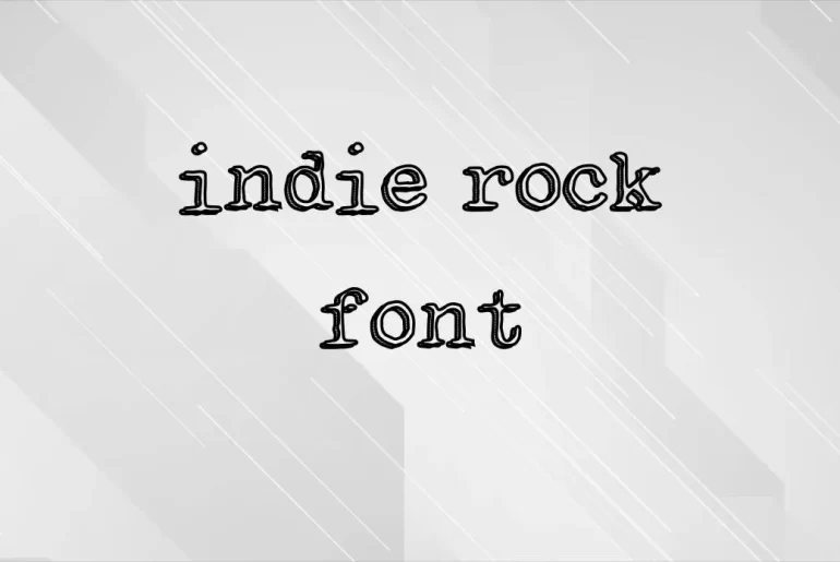 Indie Rock Font