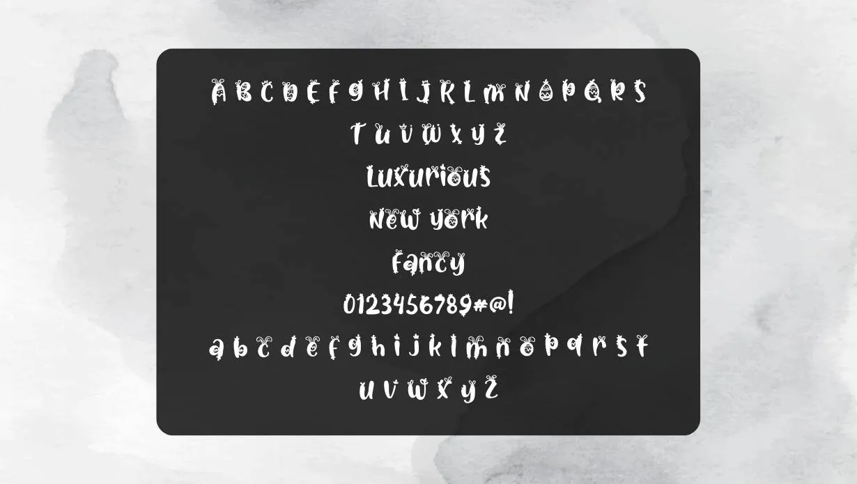 Little Bunny Font View on Image Designs