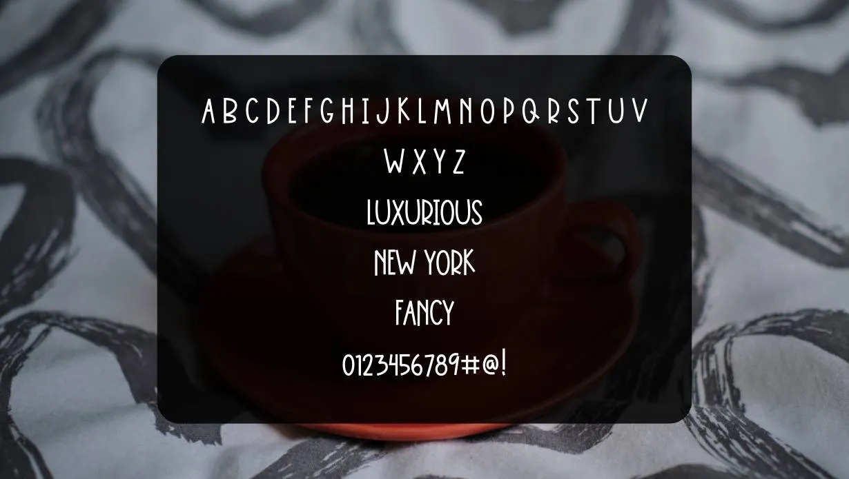 Love Coffee Font View on Image Designs